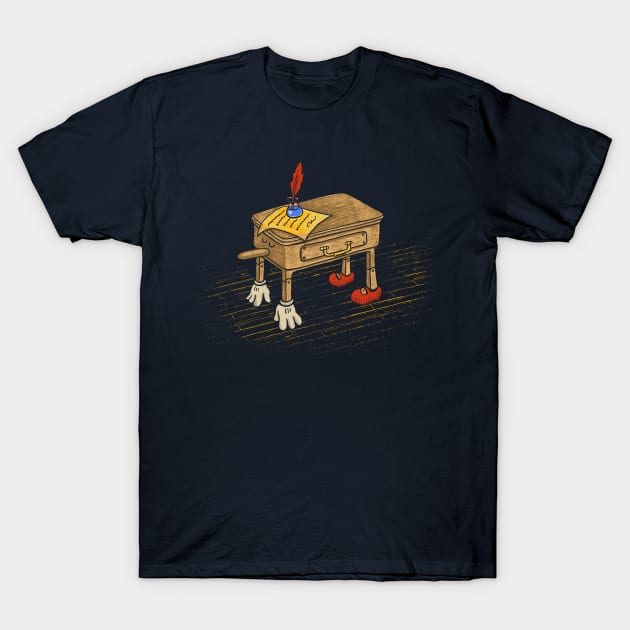 Lying Table T-Shirt by Walmazan